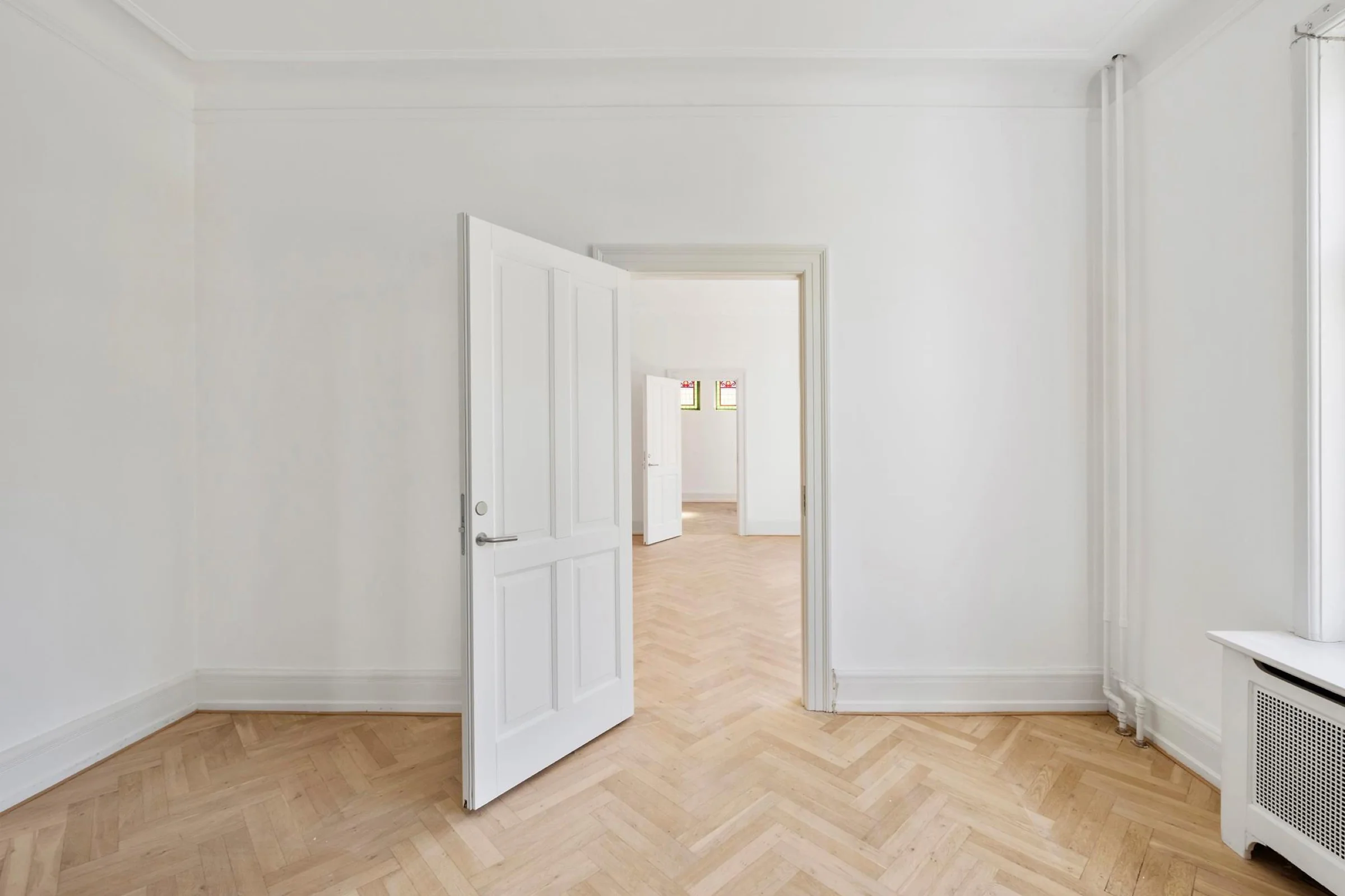 Enfilade gennem stuerne