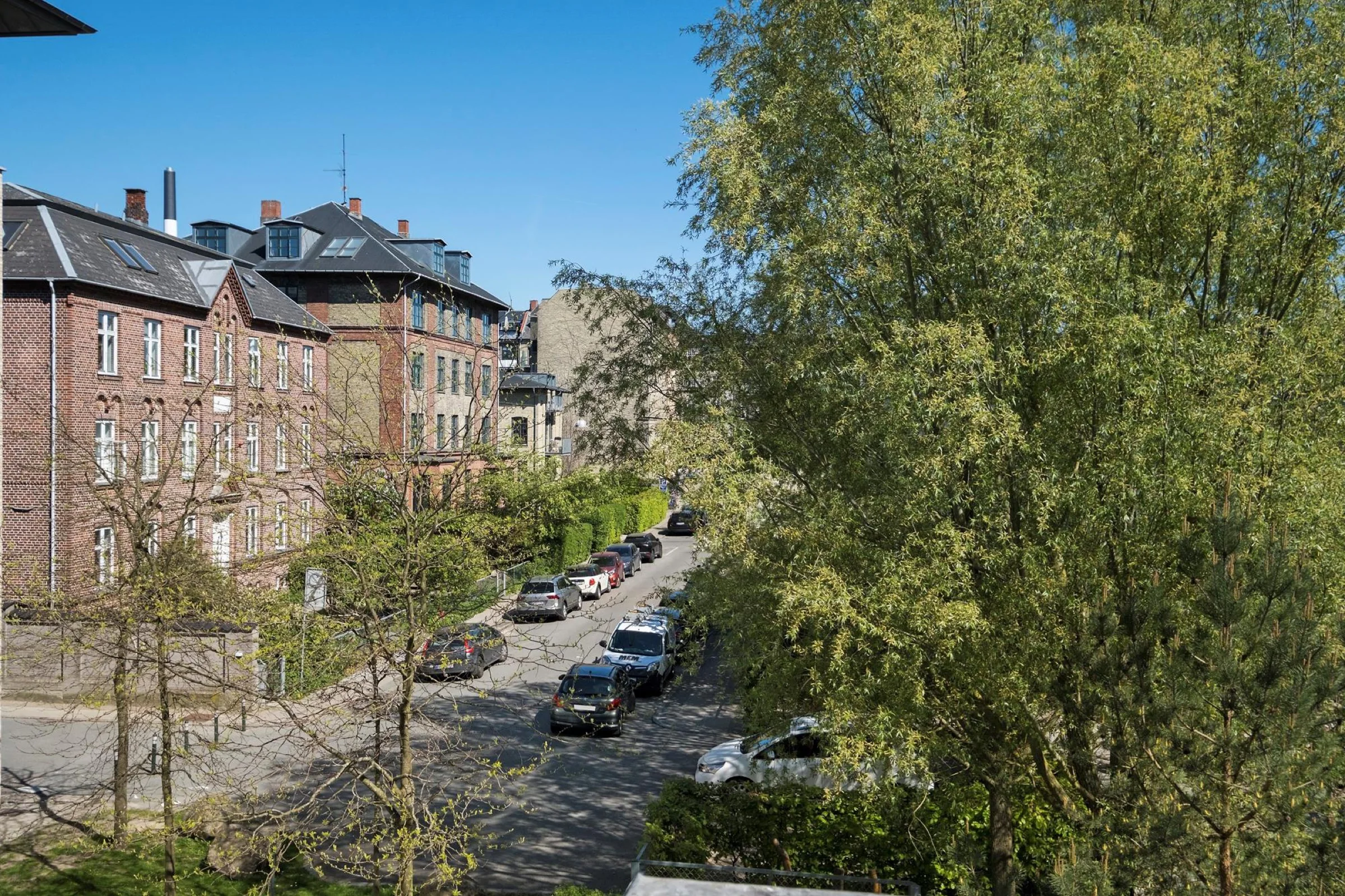 Udsigt over Steen Blichers Vej